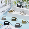 24Pcs 5 Colors Iron Ribbon Ends IFIN-SP0001-41-3