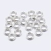 925 Sterling Silver Split Jump Rings STER-F036-01S-1x8mm-1