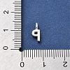 925 Sterling Silver with Cubic Zirconia Charms STER-Q004-01P-S-3