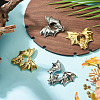 4Pcs 2 Colors Tibetan Style Alloy Pendants FIND-TADJ0001-18-4