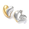 304 Stainless Steel Stud Earrings EJEW-Z032-02G-03-2