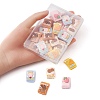 25Pcs 5 Styles Opaque Resin Imitation Food Decoden Cabochons CRES-YW0001-16-3