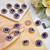 Gorgecraft 16Pcs Alloy Rhinestone Shank Buttons BUTT-GF0003-51A-3