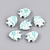 Handmade Porcelain Beads PORC-N009-08A-1