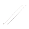 Non-Tarnish 304 Stainless Steel Stud Earring Finding STAS-E161-06P-3