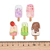 Transparent Ice Lolly Resin Cabochons RE-CBA6F62-01-3