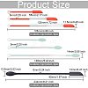 Silicone Flex Spatulas AJEW-OC0003-58-2