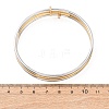 Two Tone 304 Stainless Steel Multi-strand Bangles BJEW-K271-02GP-5