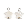 Natural Shell Star Pendants X1-STAS-D378-35P-1