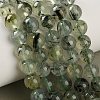 Natural Prehnite Beads Strands G-G474-A01-8mm-1