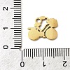 304 Stainless Steel Enamel Charms STAS-I336-28G-3