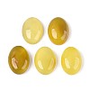 Natural Yellow Agate(Dyed & Heated) Cabochons G-N361-05A-05-1