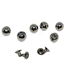 ABS Plastic Imitation Pearl Rivet Studs IFIN-WH0062-09B-1