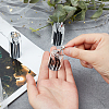 Acrylic Jewelry Finger Ring Displays Stand Set RDIS-WH0006-15A-3