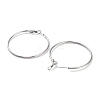 Non-Tarnish Ring 304 Stainless Steel Hoop Earrings for Women Men EJEW-B049-02F-P-2