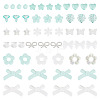 100G Transparent & Opaque Acrylic Beads TACR-TA0001-57C-1