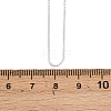 1MM Brass Box Chain Adjustable Slider Necklaces KK-H533-09A-S-5