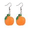 Resin Dangle Earrings EJEW-JE06045-1