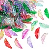 140Pcs 7 Colors Transparent Acrylic Pendants OACR-YW0003-50-2