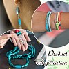 120Pcs Synthetic Turquoise Beads Strands G-AR0006-17B-6