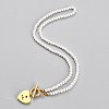304 Stainless Steel Pendant Necklaces NJEW-B0001-04G-1