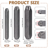3Pcs 3 Styles Steel Leather Stamps AJEW-BC0008-98A-2