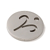 Non-Tarnish 201 Stainless Steel Charms STAS-E217-10P-09-2