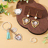 DIY Heart Pendant Making Kits STAS-TA0005-43-7