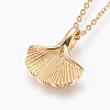 304 Stainless Steel Pendant  Necklaces NJEW-P224-25G-1