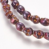 Electroplated Non-magnetic Synthetic Hematite Beads Strands G-K259-07E-1