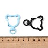 14Pcs Spray Painted Eco-Friendly Alloy Swivel Snap Hook Clasps FIND-FS0004-59-5