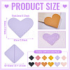 12Pcs 2 Styles Imitation Leather Book Corner Protectors AJEW-TA0001-99-4