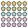50Pcs 5 Colors Sakura Opaque Resin Cabochons CRES-TA0001-74-1
