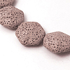 Natural Lava Rock Beads Strands G-I033-10-1