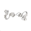 304 Stainless Steel Stud Earrings for Women EJEW-K281-27P-1