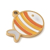 304 Stainless Steel Enamel Charms STAS-K312-05D-G-2