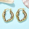 Brass Hoop Earrings EJEW-Q015-12A-G-1