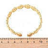 Brass Cuff Bangles for Women BJEW-C140-29G-5