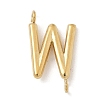 304 Stainless Steel Letter Connector Charms LS-STAS-M108-01G-23-1
