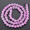 Crackle Glass Beads Strands GLAA-S192-D-007-3