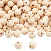 Unfinished Natural Wood Beads WOOD-PH0001-09C-1