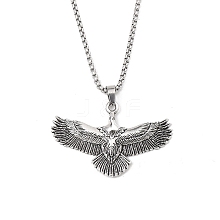 Zinc Alloy Pendant Necklaces NJEW-M211-08C-ASP