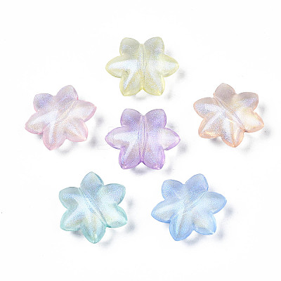 Transparent Acrylic Beads OACR-S028-136-1