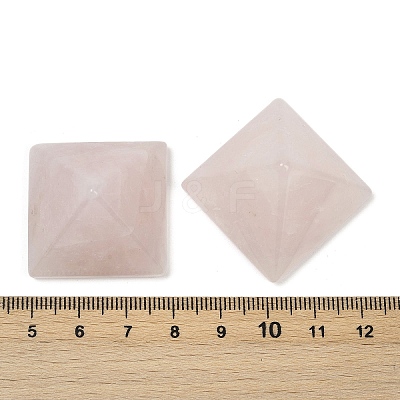Natural Rose Quartz Orgonite Pyramid Display Decorations G-C186-07M-1