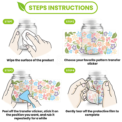 PVC DIY Heat Transfer Paper DIY-WH0517-005-1