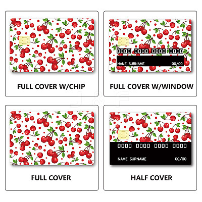 Rectangle PVC Plastic Waterproof Card Stickers DIY-WH0432-106-1