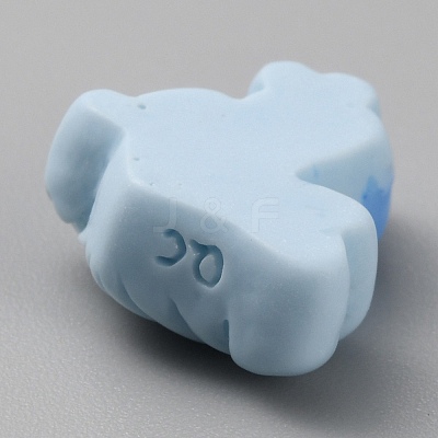 Ocean Theme Opaque Resin Cabochons CRES-WH0013-22A-1