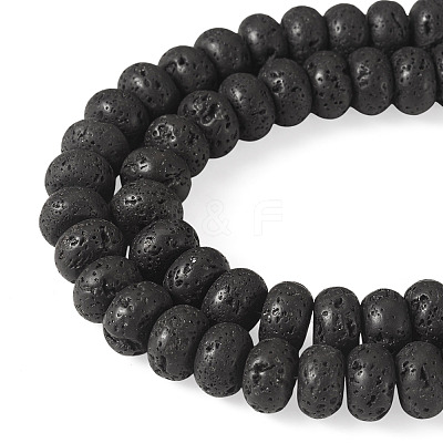 1 Strand Natural Lava Rock Beads Strands G-TA0003-44C-1