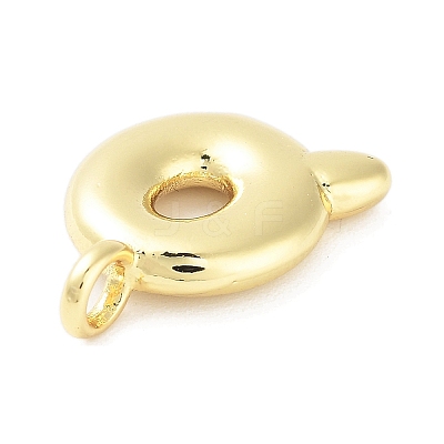 Rack Plating Brass Balloon Letter Pendants KK-C050-01G-Q-1