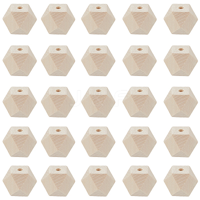 36Pcs Wood Beads WOOD-SP0001-51B-1